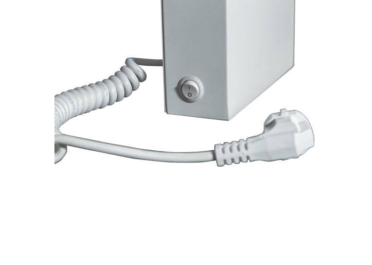 Полотенцесушитель DEWEIT Whole Wall 1250*290 с функцией обогрева, белый мат, 1268
