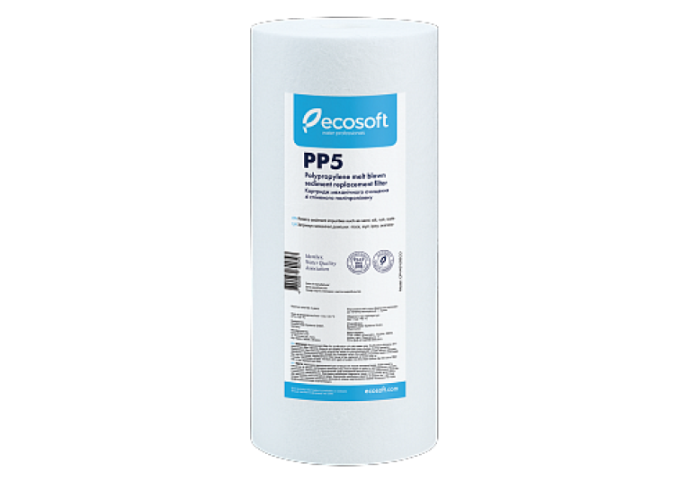 Картридж из вспененного полипропилена Ecosoft 4,5"x10" 5 мкм, CPV45105ECO