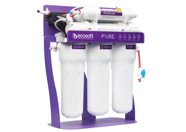 Фільтр зворотного осмосу Ecosoft P’URE AquaCalcium з помпою на станині (MO675MACPSECO)
