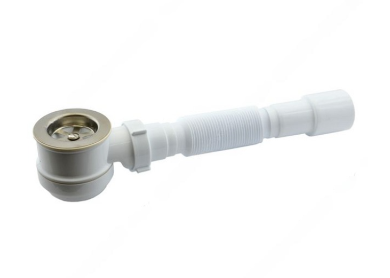 Сифон для піддону Extra Plast 6.5см і з гофротрубка 1-1/2 "х 40/50мм ЕП -1000