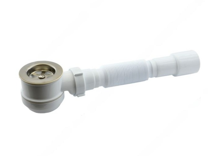 Сифон для піддону Extra Plast 6.5см і з гофротрубка 1-1/2 "х 40/50мм ЕП -1000