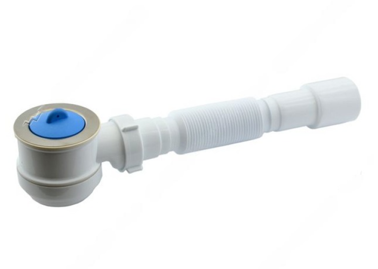 Сифон для піддону Extra Plast 6.5см і з гофротрубка 1-1/2 "х 40/50мм ЕП -1000