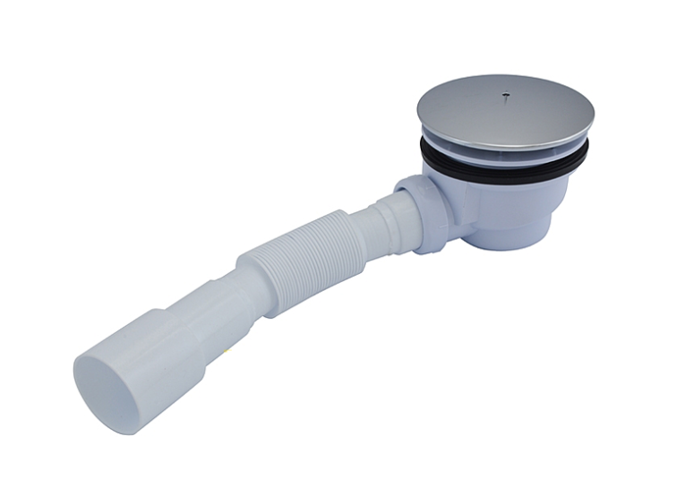 Сифон для піддону Extra Plast 6.5см з гофротрубкою 1-1/2 "х 40/50мм ДД-100