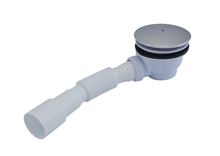 Сифон для піддону Extra Plast 6.5см з гофротрубкою 1-1/2 "х 40/50мм ДД-100