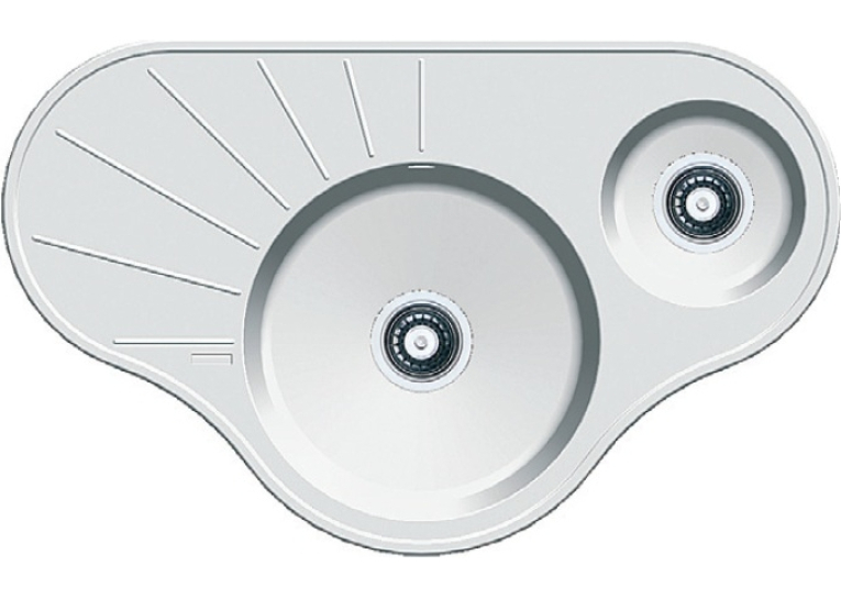 Кухонная мойка Fabiano Arc 94x58 Alpine White