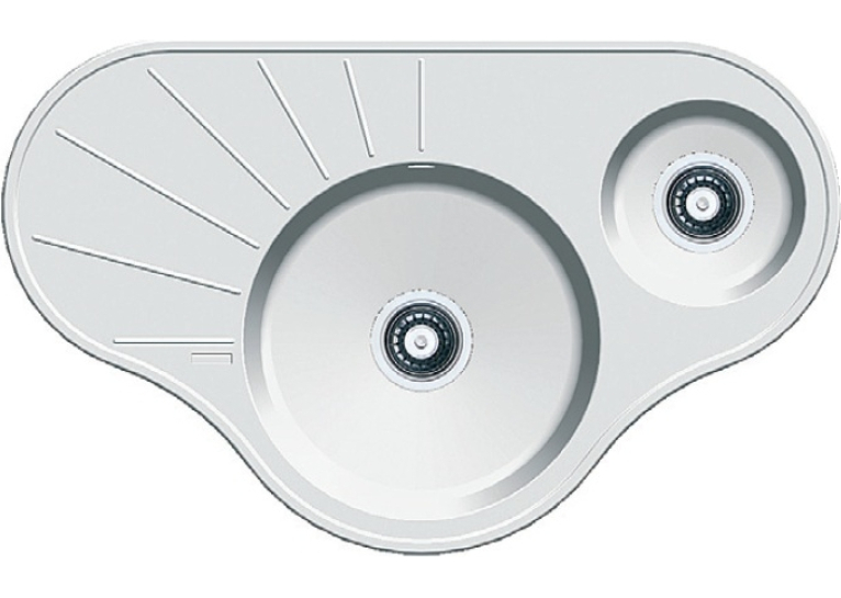  Кухонна мийка Fabiano Arc 94x58 Alpine White