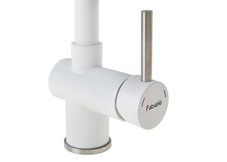 Смеситель кухонный Fabiano FKM 39 SS Alpine White