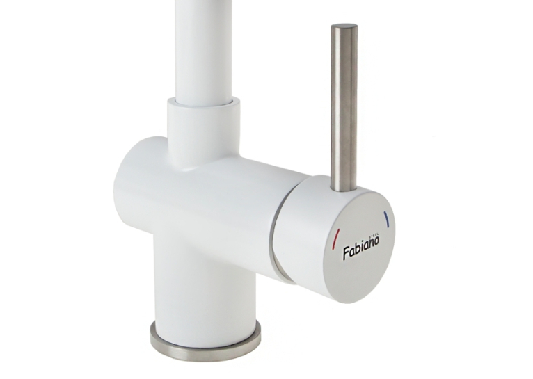Смеситель кухонный Fabiano FKM 39 SS Alpine White