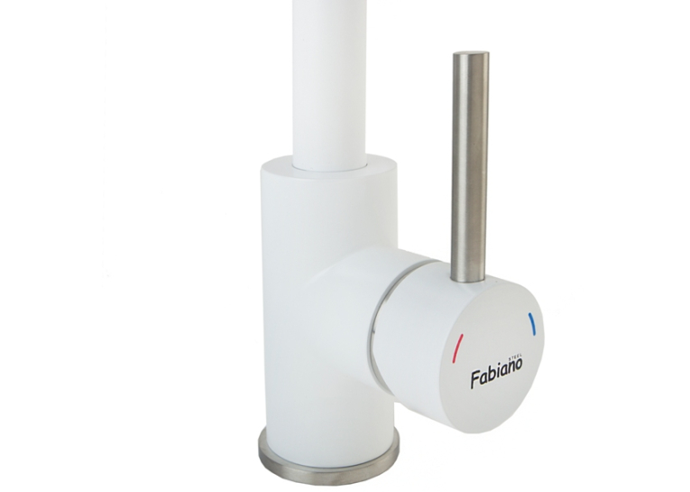 Смеситель кухонный Fabiano FKM 41 SS Alpin White