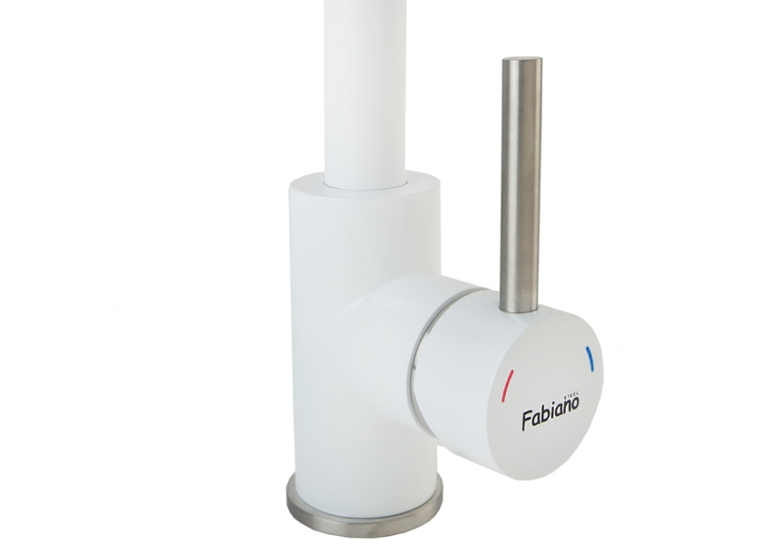 Смеситель кухонный Fabiano FKM 41 SS Alpin White