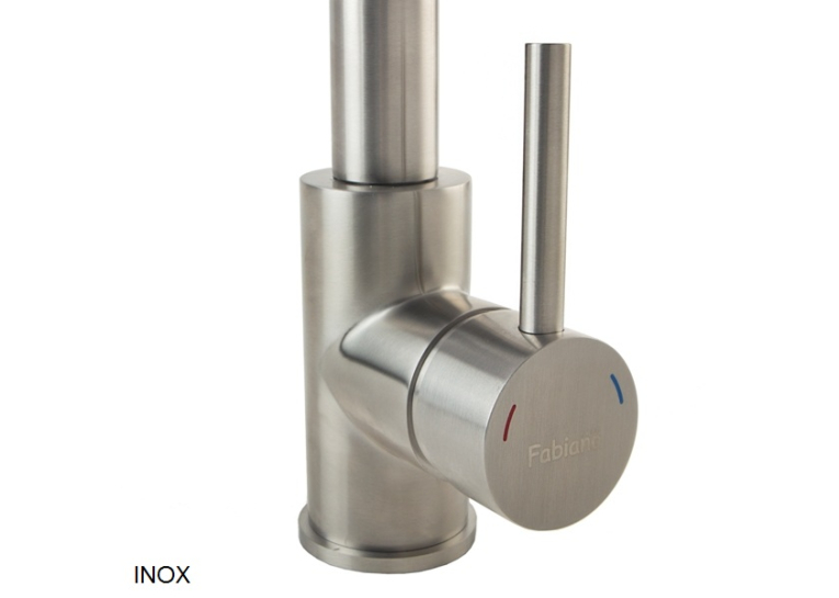Смеситель кухонный Fabiano FKM 43C SS Inox