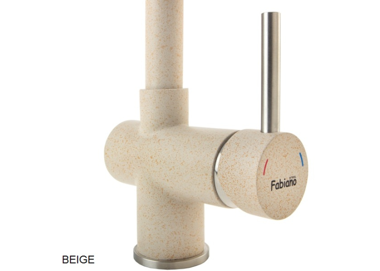  Змішувач кухонний Fabiano FKM 46P SS Beige
