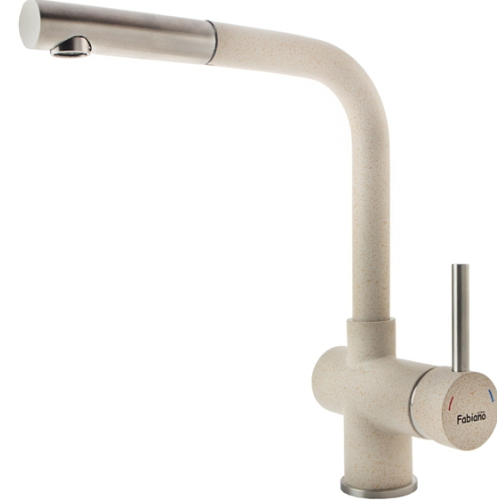 Змішувач кухонний Fabiano FKM 46P SS Beige