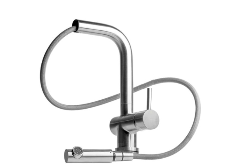  Змішувач кухонний Fabiano FKM 46P SS Inox