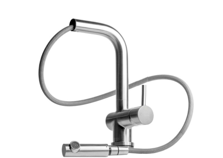  Змішувач кухонний Fabiano FKM 46P SS Inox