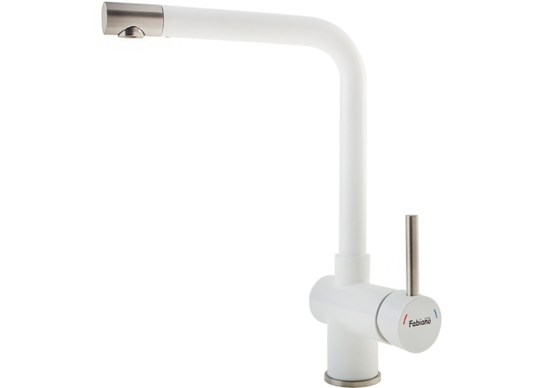  Змішувач кухонний Fabiano FKM 45 SS Alpine White