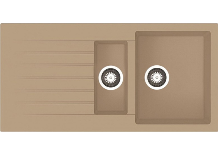  Кухонна мийка Fabiano Classic 100x50x15 Beige