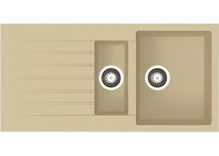 Кухонна мийка Fabiano Classic 100x50x15 Cream