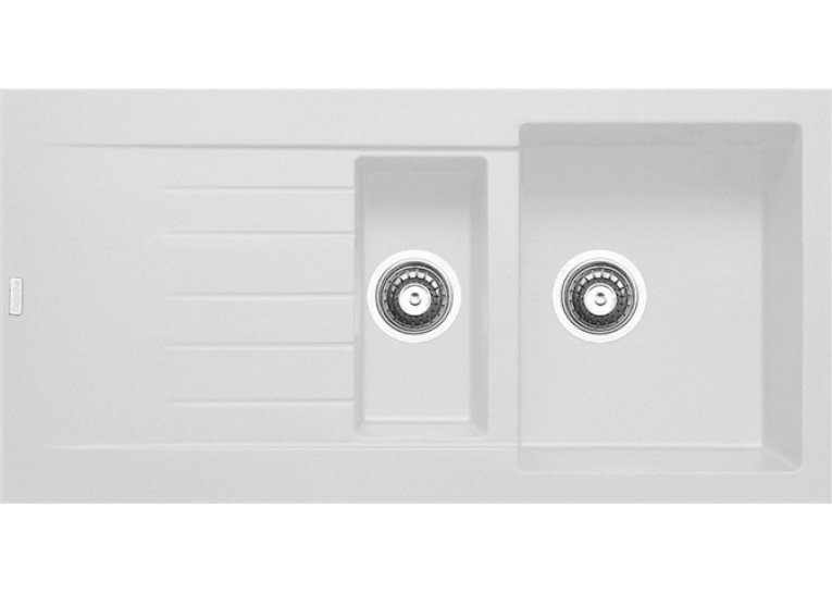  Кухонна мийка Fabiano Classic 100x50x15 Alpine White