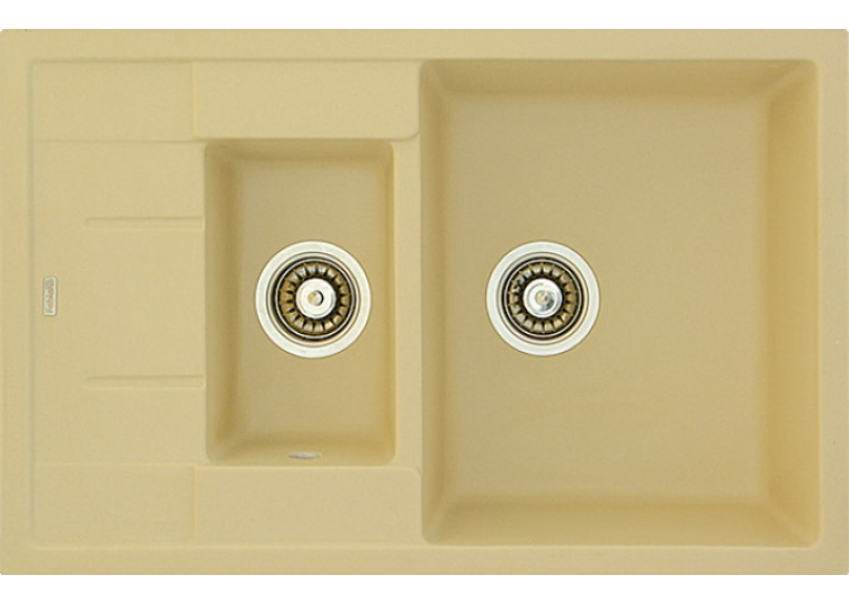 Кухонна мийка Fabiano Classic 78x50x15 Cream