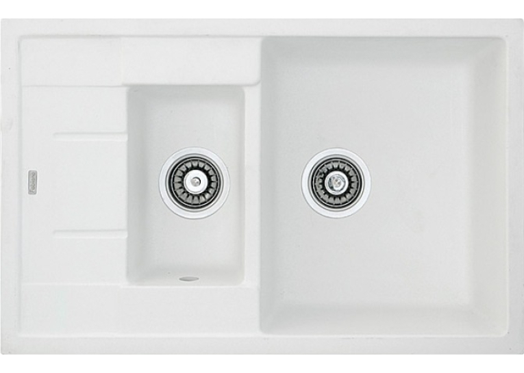  Кухонна мийка Fabiano Classic 78x50x15 Alpine White