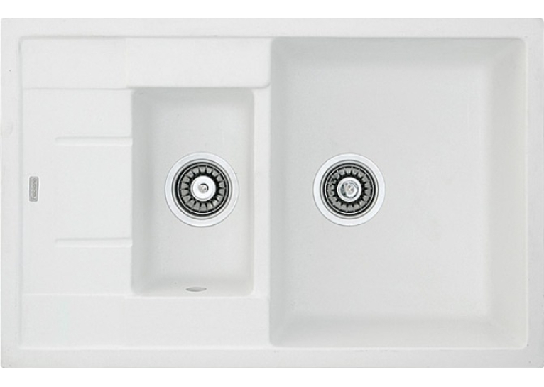  Кухонна мийка Fabiano Classic 78x50x15 Alpine White