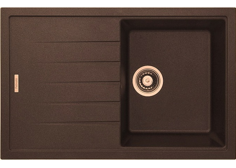  Мийка кухонна Fabiano Classic 78x50 Espresso