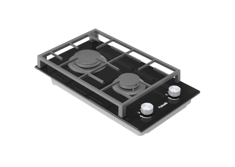 Варильна поверхня газова Fabiano FHG 862 VGH Black Glass 8111.406.1476