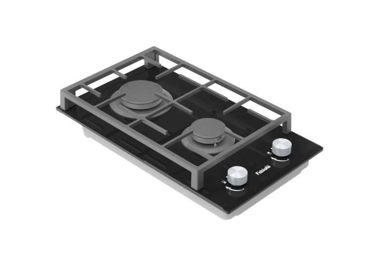 Варильна поверхня газова Fabiano FHG 862 VGH Black Glass 8111.406.1476