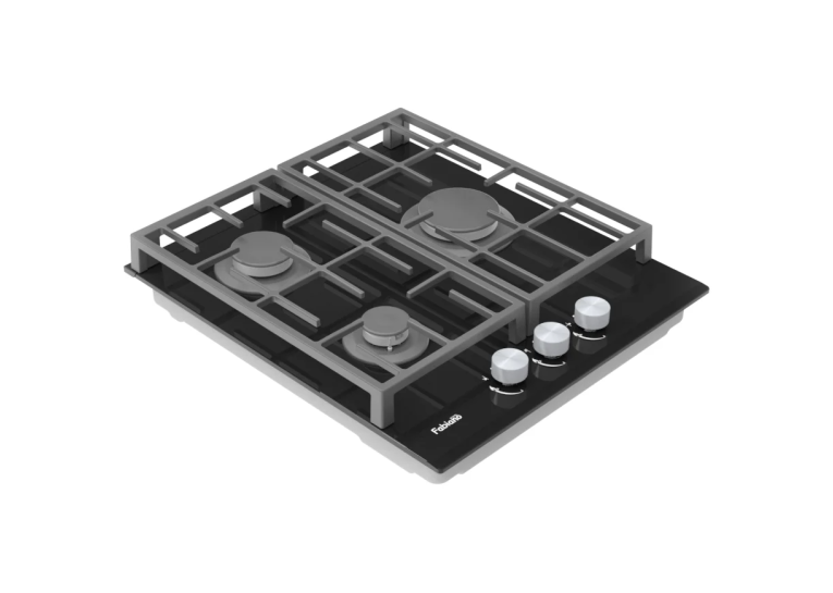 Варильна поверхня газова Fabiano FHG 8453 VGH Black Glass 8111.406.1484