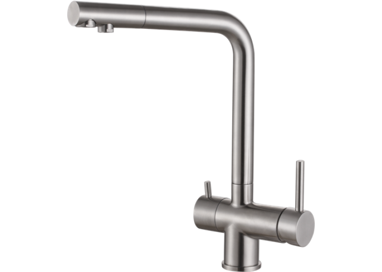 Смеситель кухонный Fabiano FKM 31.7 SS Inox
