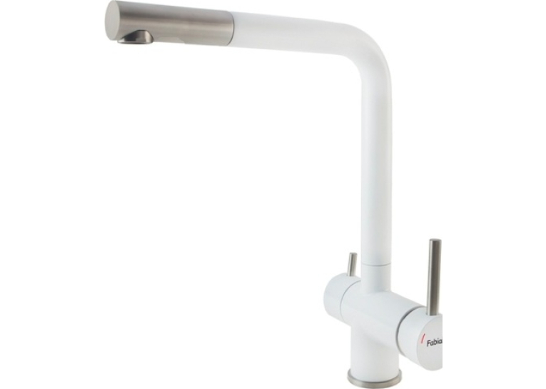  Змішувач кухонний Fabiano FKM 31.7 SS Alpine White