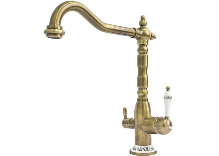  Кухонний змішувач Fabiano Retro FKM 31.4 Brass Antique