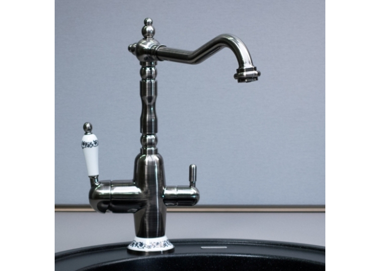  Кухонний змішувач Fabiano Retro FKM 31.4 Inox Antique