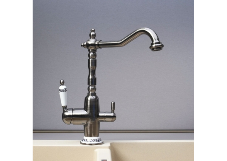  Кухонний змішувач Fabiano Retro FKM 31.4 Inox Antique
