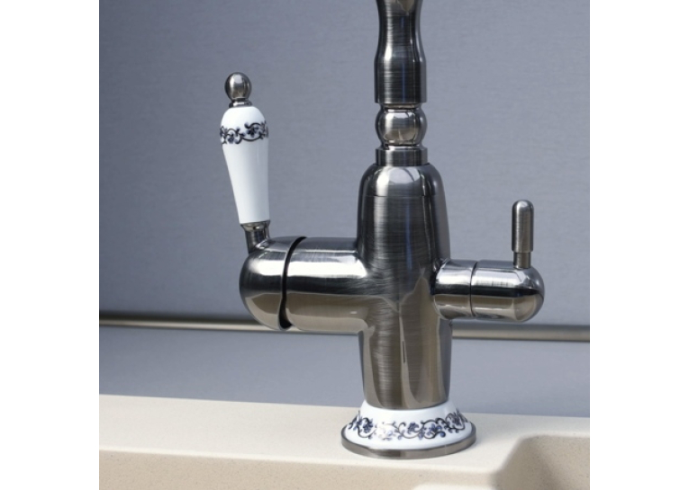  Кухонний змішувач Fabiano Retro FKM 31.4 Inox Antique
