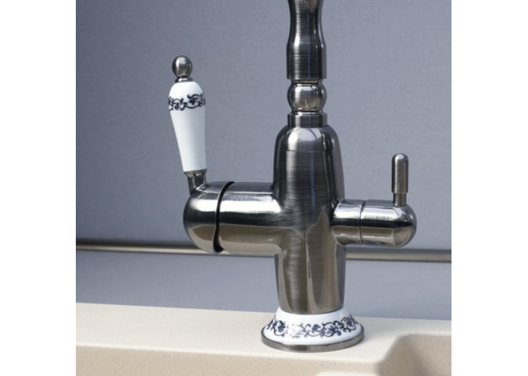  Кухонний змішувач Fabiano Retro FKM 31.4 Inox Antique
