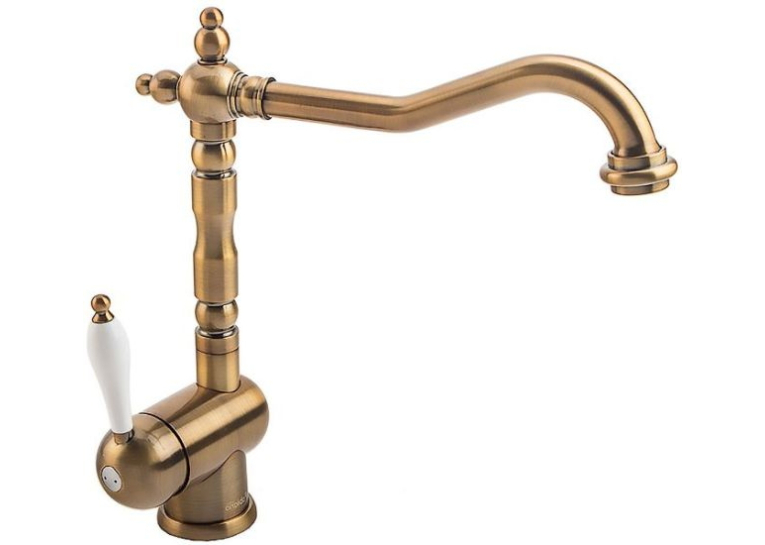  Змішувач кухонний Fabiano Retro FKM 37 Brass Antique