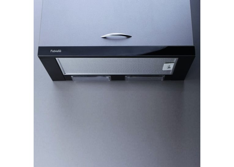  Кухонна витяжка Fabiano Slim 60 Lux Black Glass