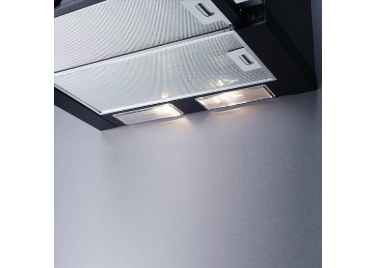  Кухонна витяжка Fabiano Slim 60 Lux Black Glass