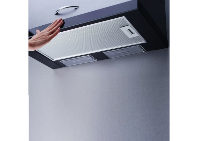  Кухонна витяжка Fabiano Slim 60 Lux Black Glass