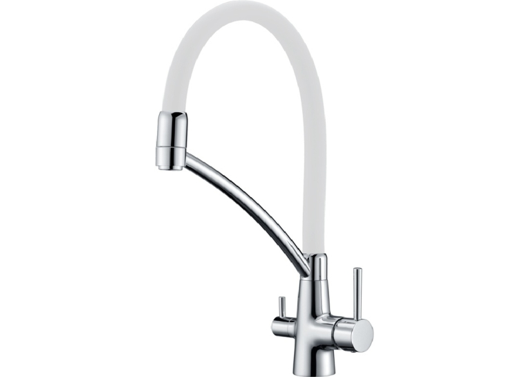 Смеситель кухонный Fabiano FKM 31.10 Chrome White