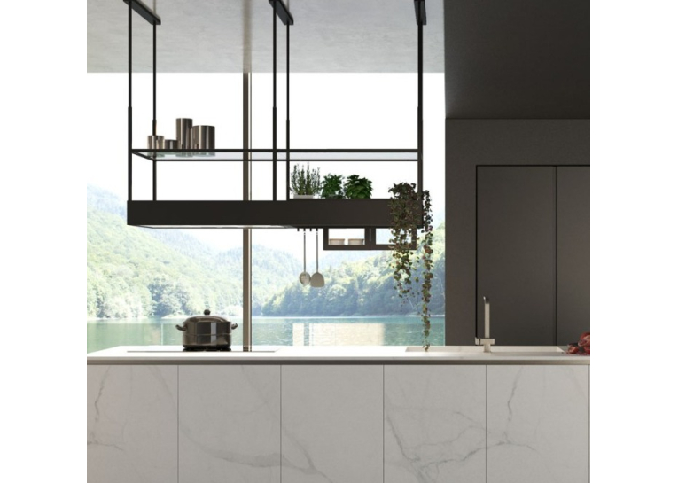 Витяжка кухонна Falmec SPAZIO Isola 180 Black (600) 30078867 (виставковий зразок)