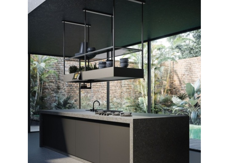 Витяжка кухонна Falmec SPAZIO Isola 180 Black (600) 30078867 (виставковий зразок)