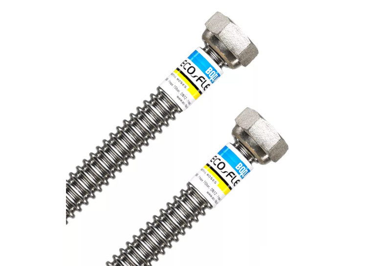 Шланга Металева Нержавіюча ECO-FLEX ВОДА 1/2 -  1/2 дюйм W1FF030