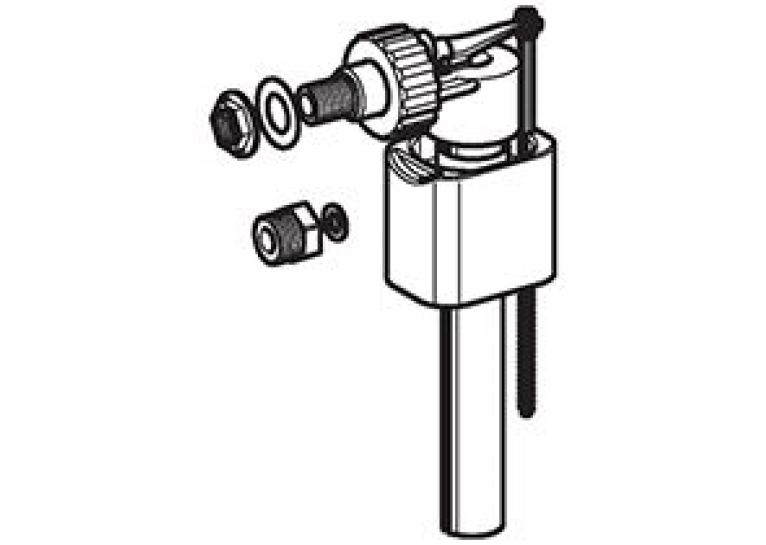Впускний клапан Geberit IMPULS BASIC 340 1/2" нижнє підведення