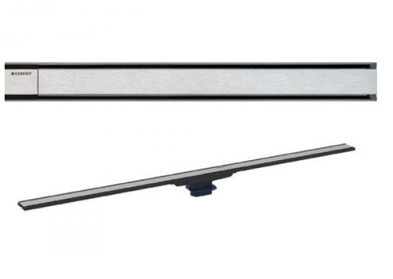 Дренажный канал Geberit CleanLine60, тёмный/матовый металл, L30-90см 154.456.00.1