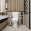Унітаз-компакт Geberit Selnova Square 503.086.00.1 з бачком та сидінням Soft Close