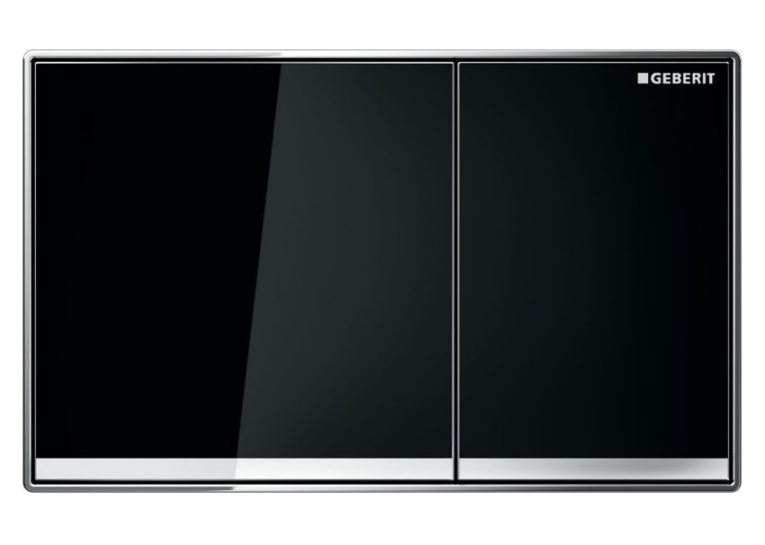  Кнопка змиву Geberit Sigma 60, скло чорне 115.640.SJ.1