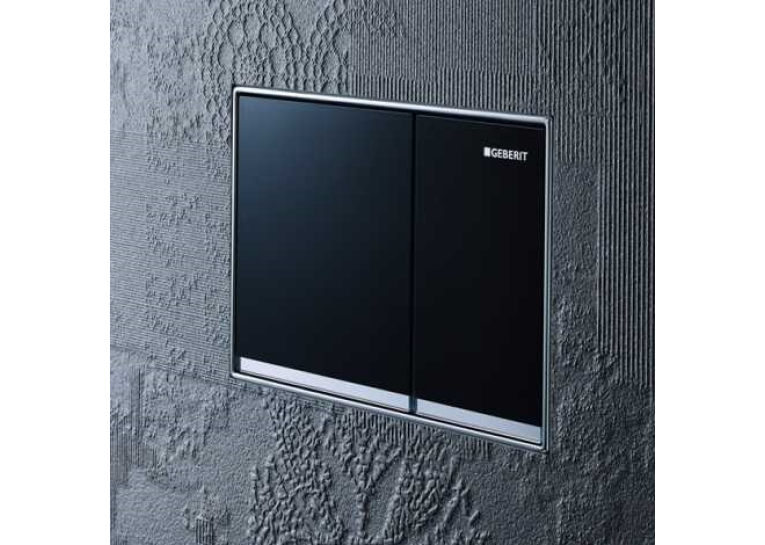  Кнопка змиву Geberit Sigma 60, скло чорне 115.640.SJ.1